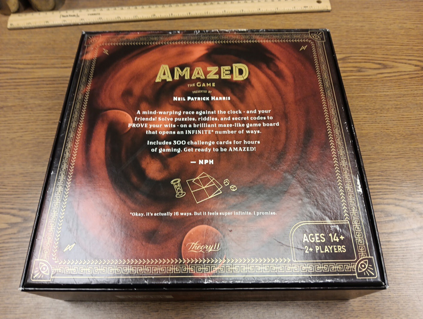 Amazed The Game by Neil Patrick Harris (Missing 1 Clue Card) Theory 11
