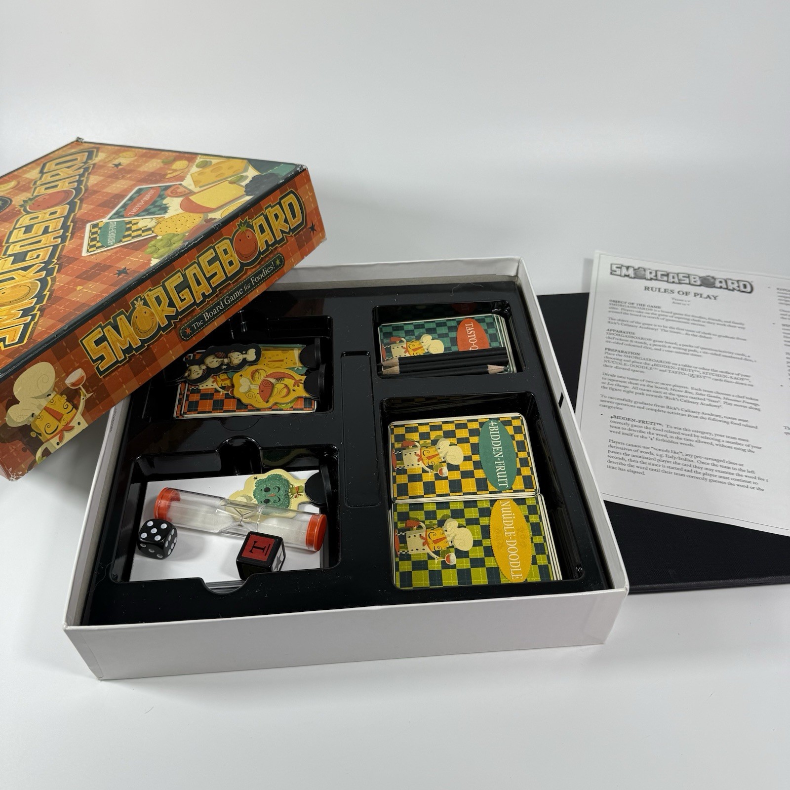 Smorgasboard Game 2013 Guaranteed Irish, Board Game For Foodies, See Description