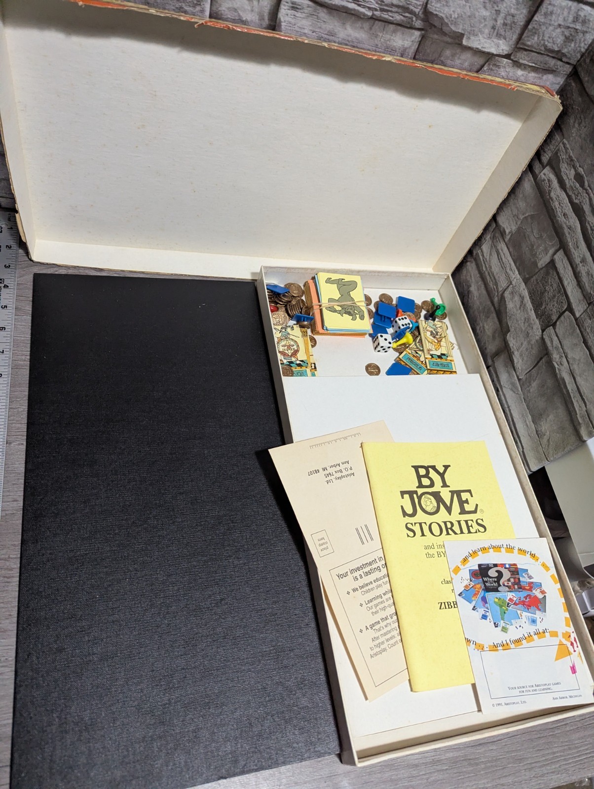 Aristoplay By Jove Board Game Classical Greek Roman Mythology 99% Complete Vtg