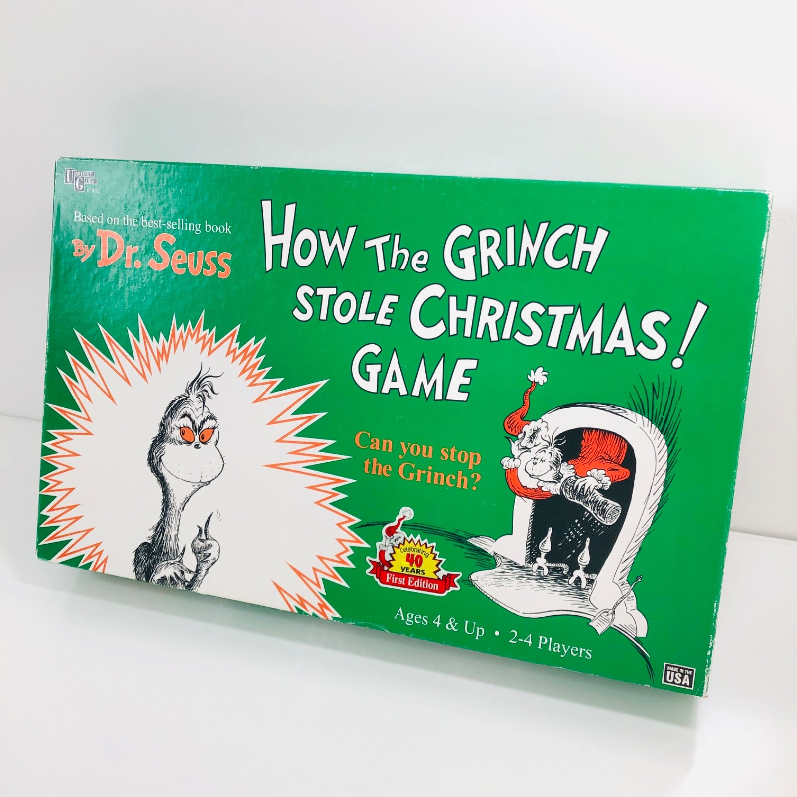 How the Grinch Stole Christmas Dr. Seuss Board Game Complete 1997 First Ed