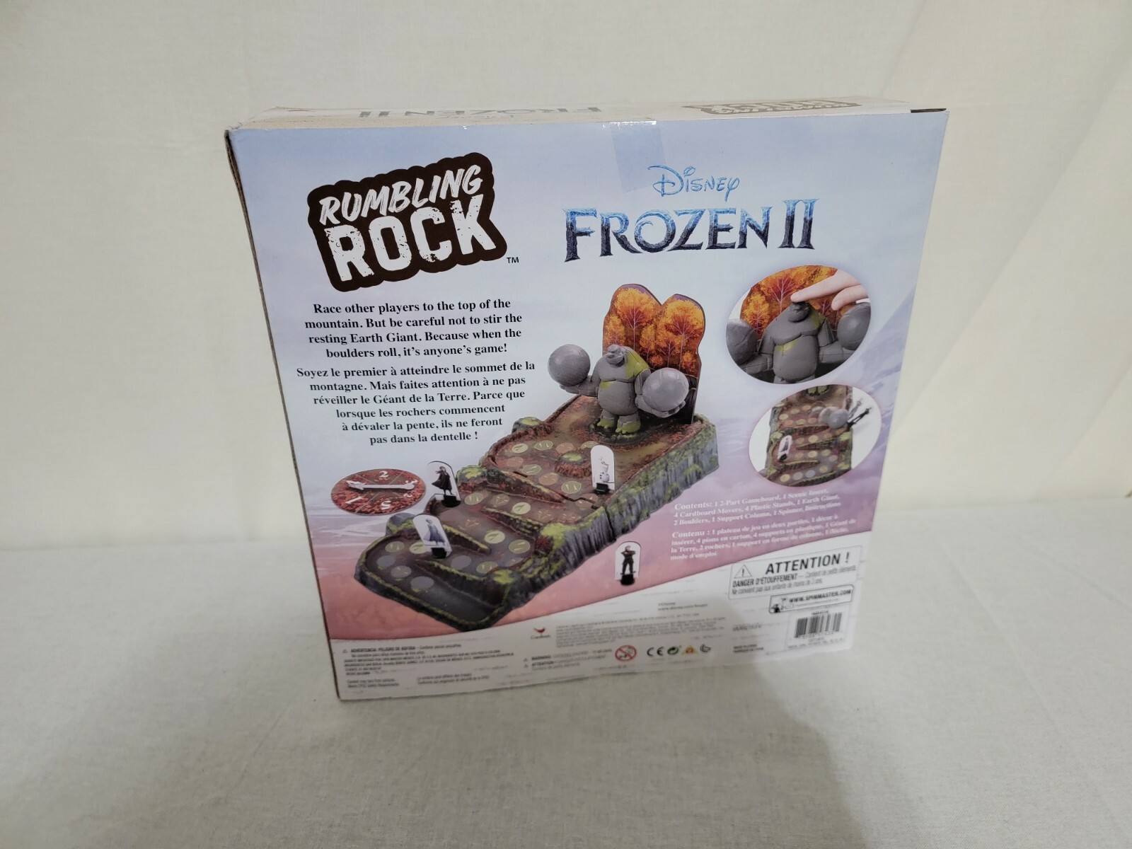 Frozen II Rumbling Rock Board Game Disney Olaf Elsa Anna Spin Master