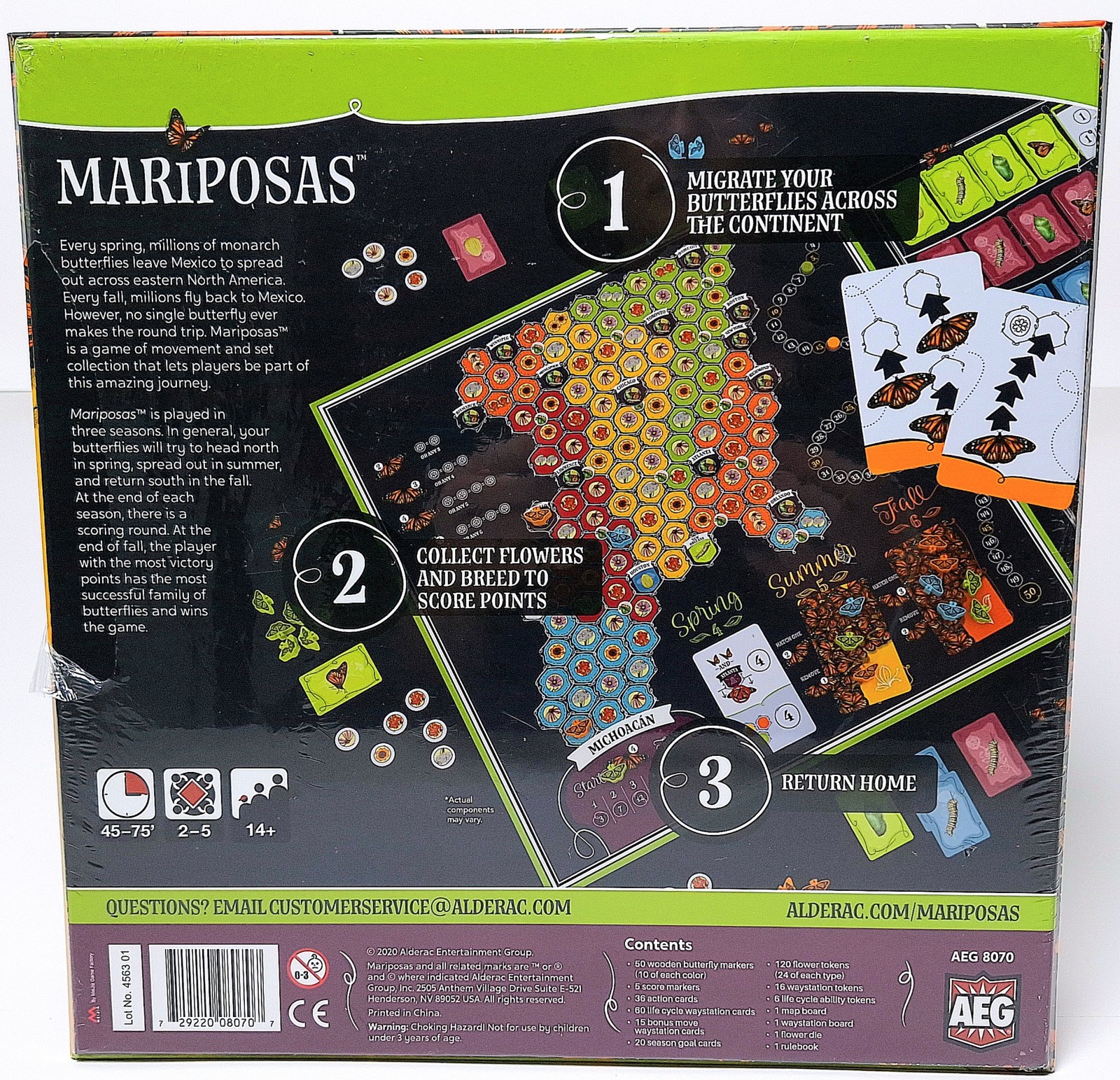 Mariposas Board Game (2020 AEG) NIS 💯 COMPLETE – Minor Shrink Tear