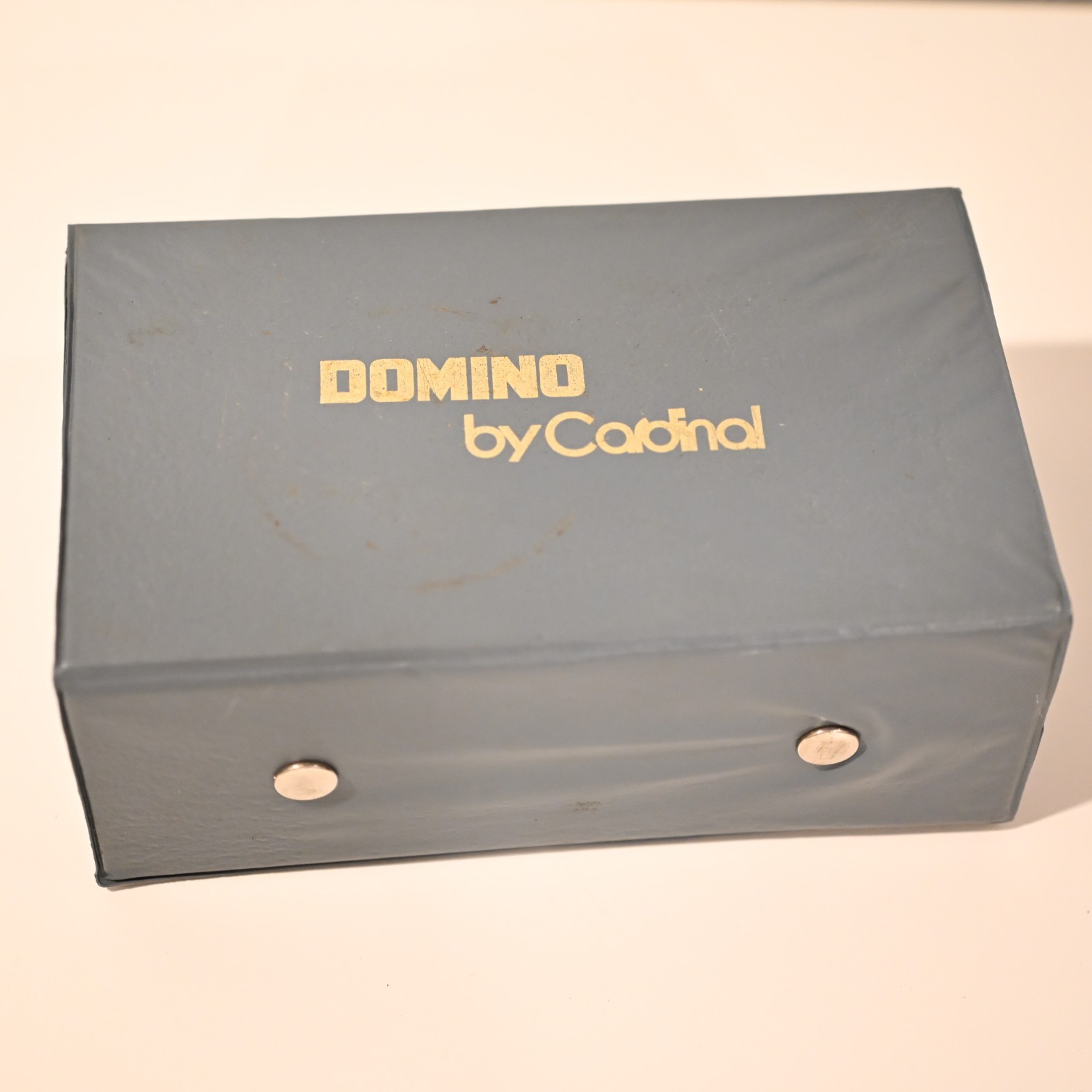 Vintage Double 12 Dominoes Cardianal Complete 91 Pieces Color Dots w/Vinyl Case