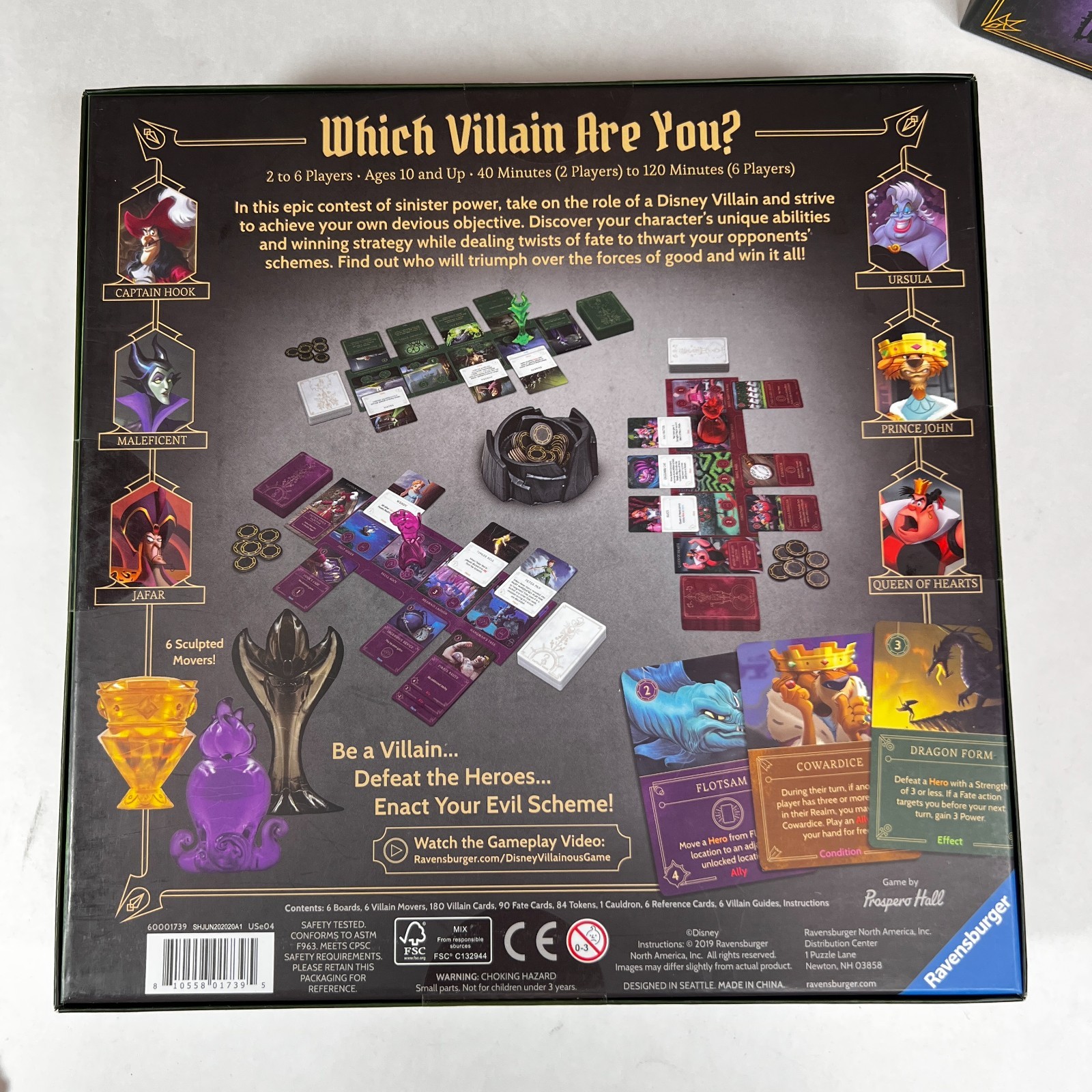 Disney Villainous Game Lot The Worst Takes It All & Wicked to the Core Sealed