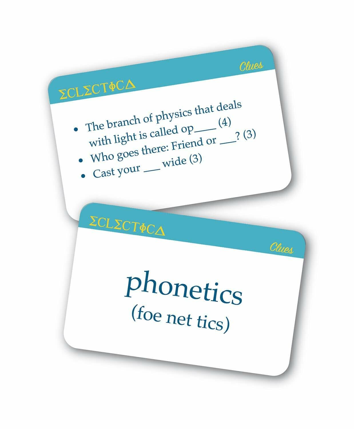 Funskool Eclectica Card Based Word Game Age 10+ FREE SHIP