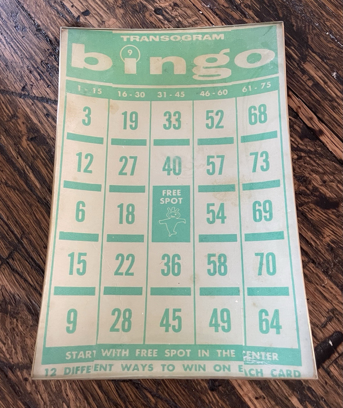 Vintage Bingo Cards + Bingo Trinket Tray