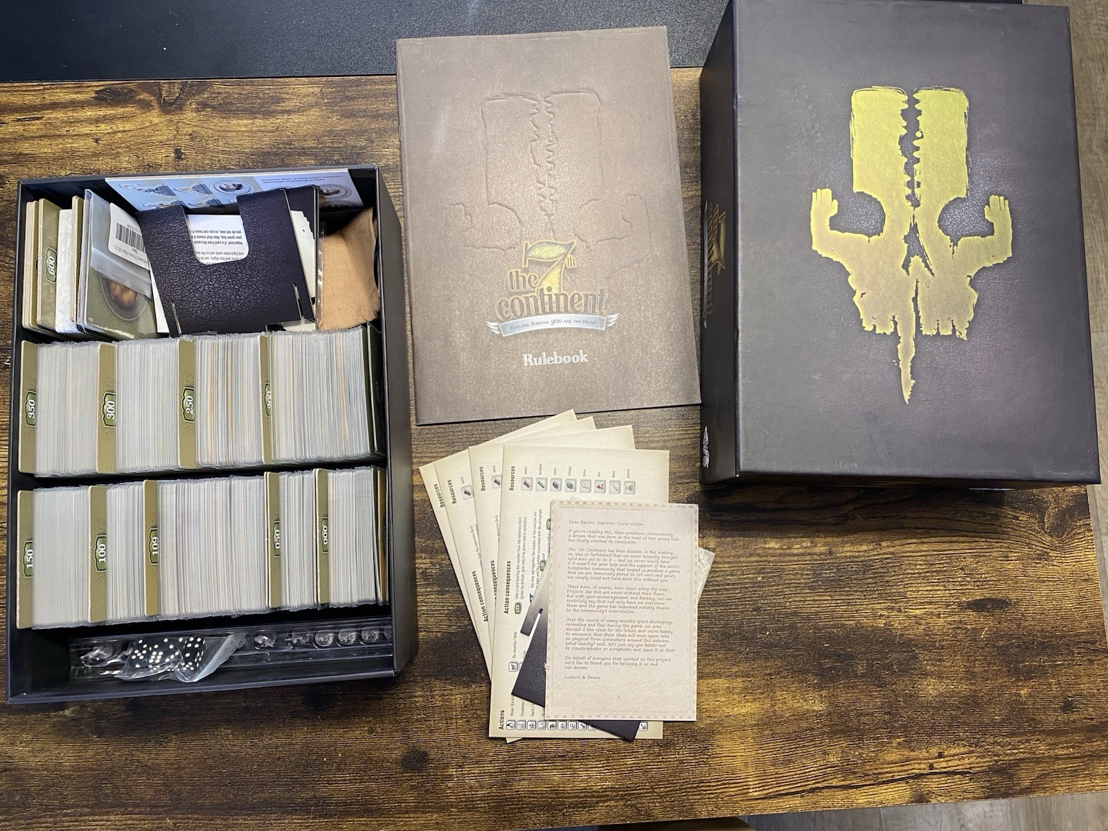 The 7th Continent Board Game Fully Sleeved