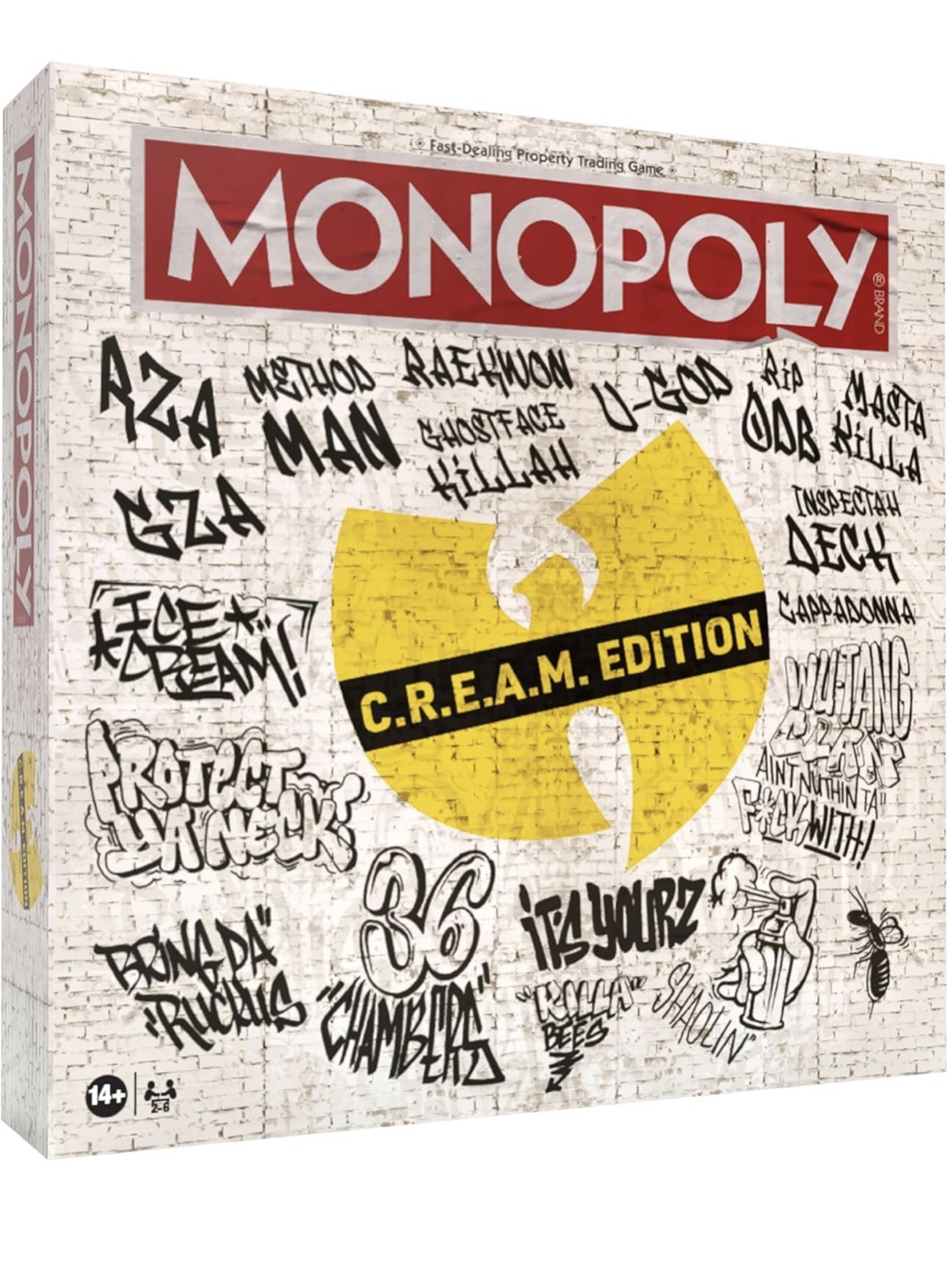 WU-TANG CLAN OFFICIAL MONOPOLY BOARD GAME BOARD GAME SEALED – NEW CIB