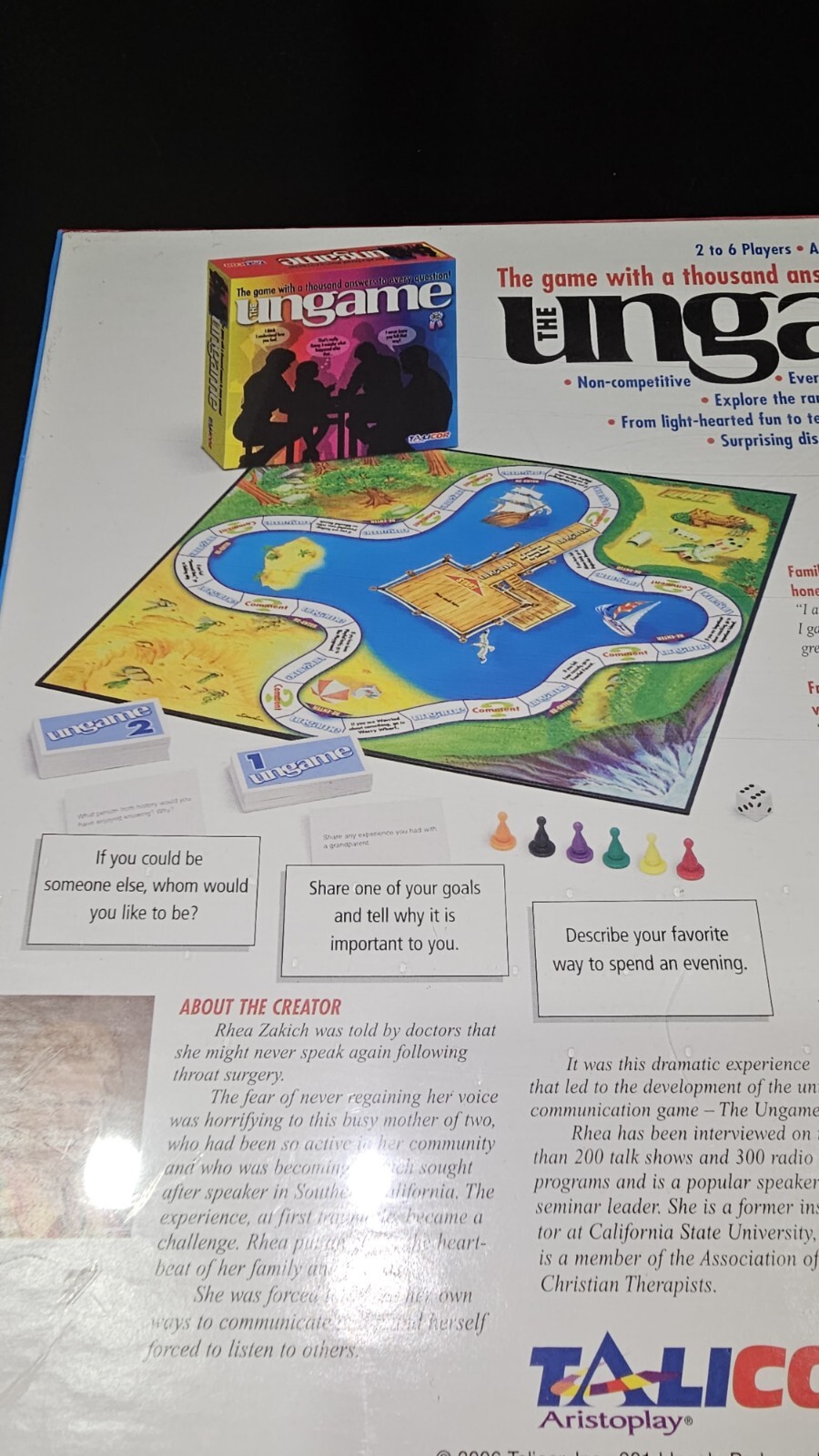 Talicor The Ungame – Christian Version – Ages 5+ | 2-6 players NEW
