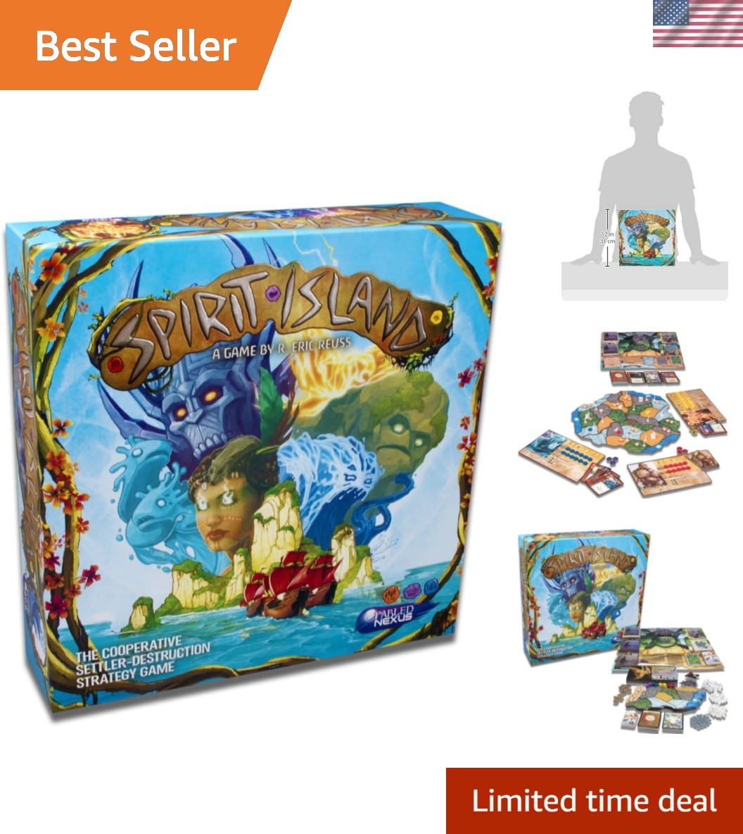 Defend Your Island in Spirit Island | 1-4 Players | 90-Minute Cooperative Game
