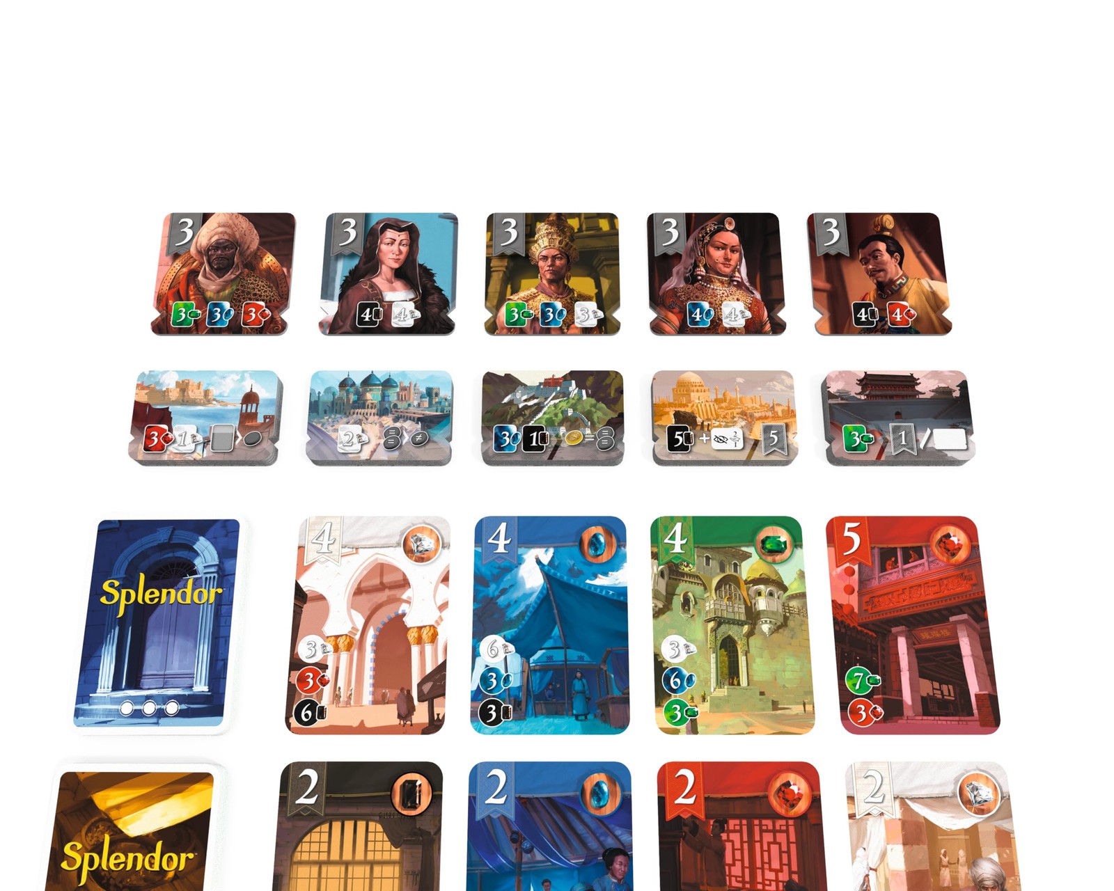 Asmodee Splendor The Silk – For City Tiles Strategy Game For Ages