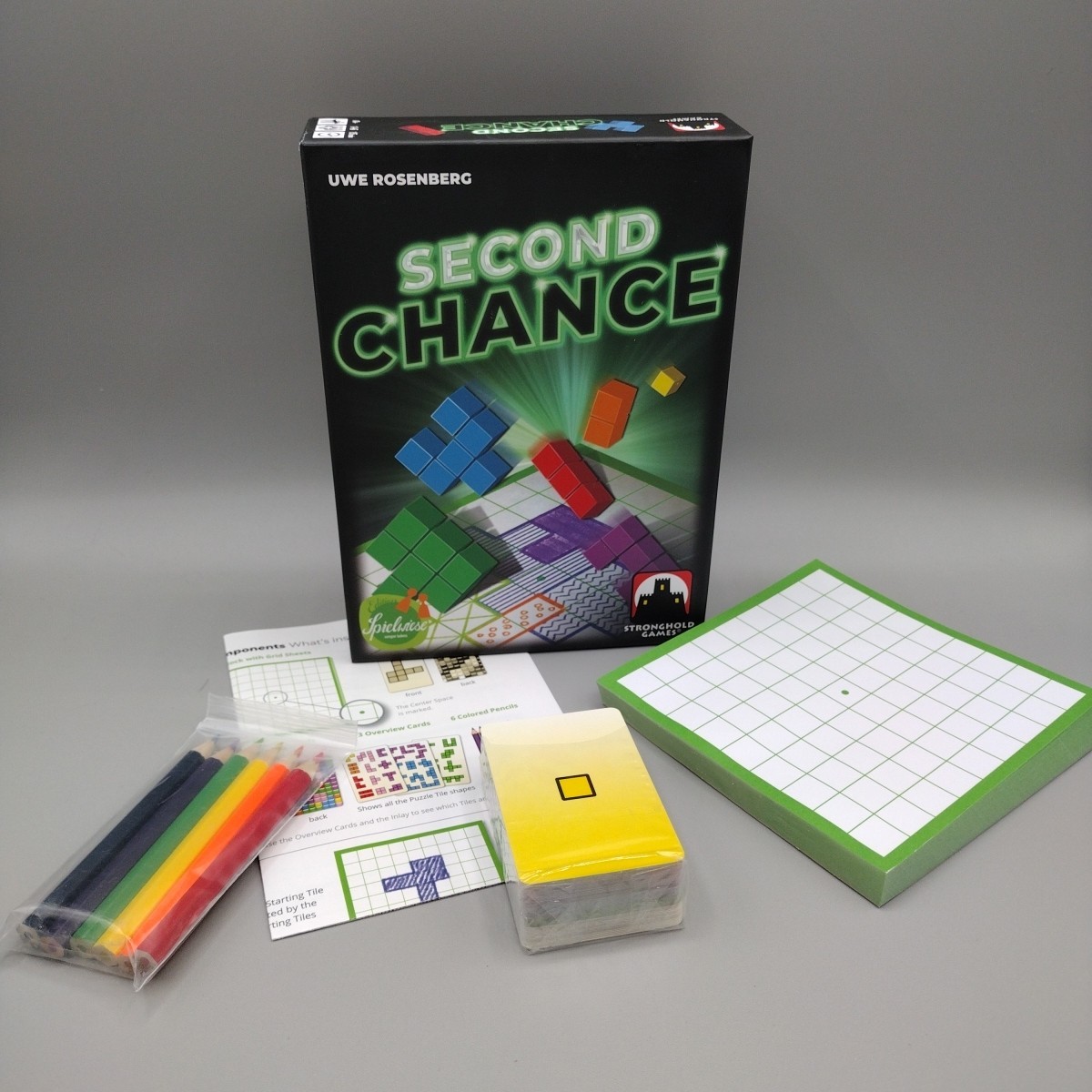 Second Chance (2nd Edition) Card Board Game by Stronghold Games, 100% Complete