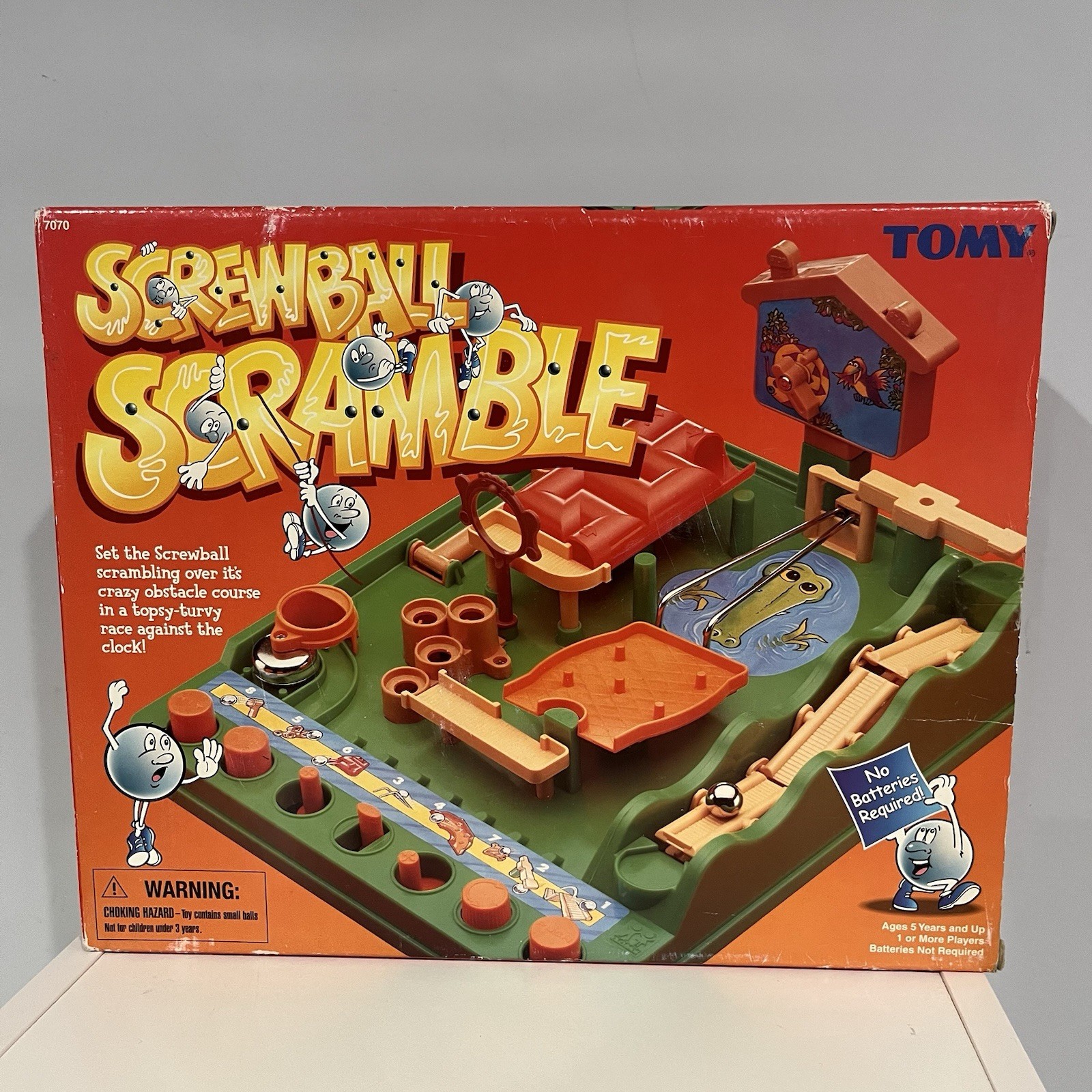 VINTAGE Screwball Scramble Game Tomy Toy Missing Some Parts