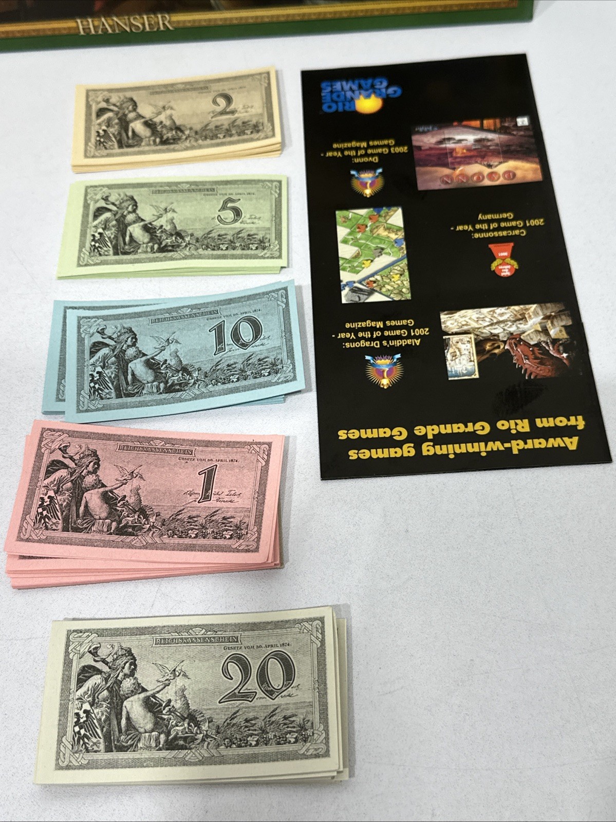 Goldbrau Board Game Rio Grande 2004 Euro Strategy Beer Theme