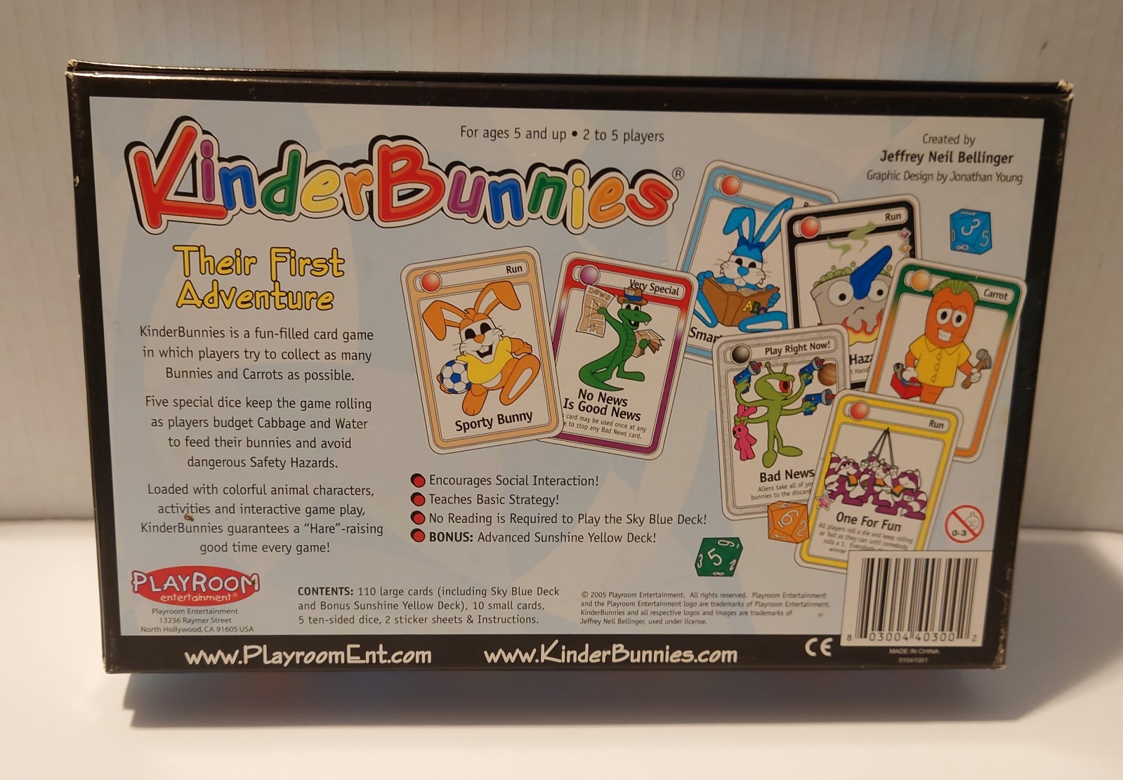 Rare Playroom Entertainment Kinder Bunnies Their First Adventure Game