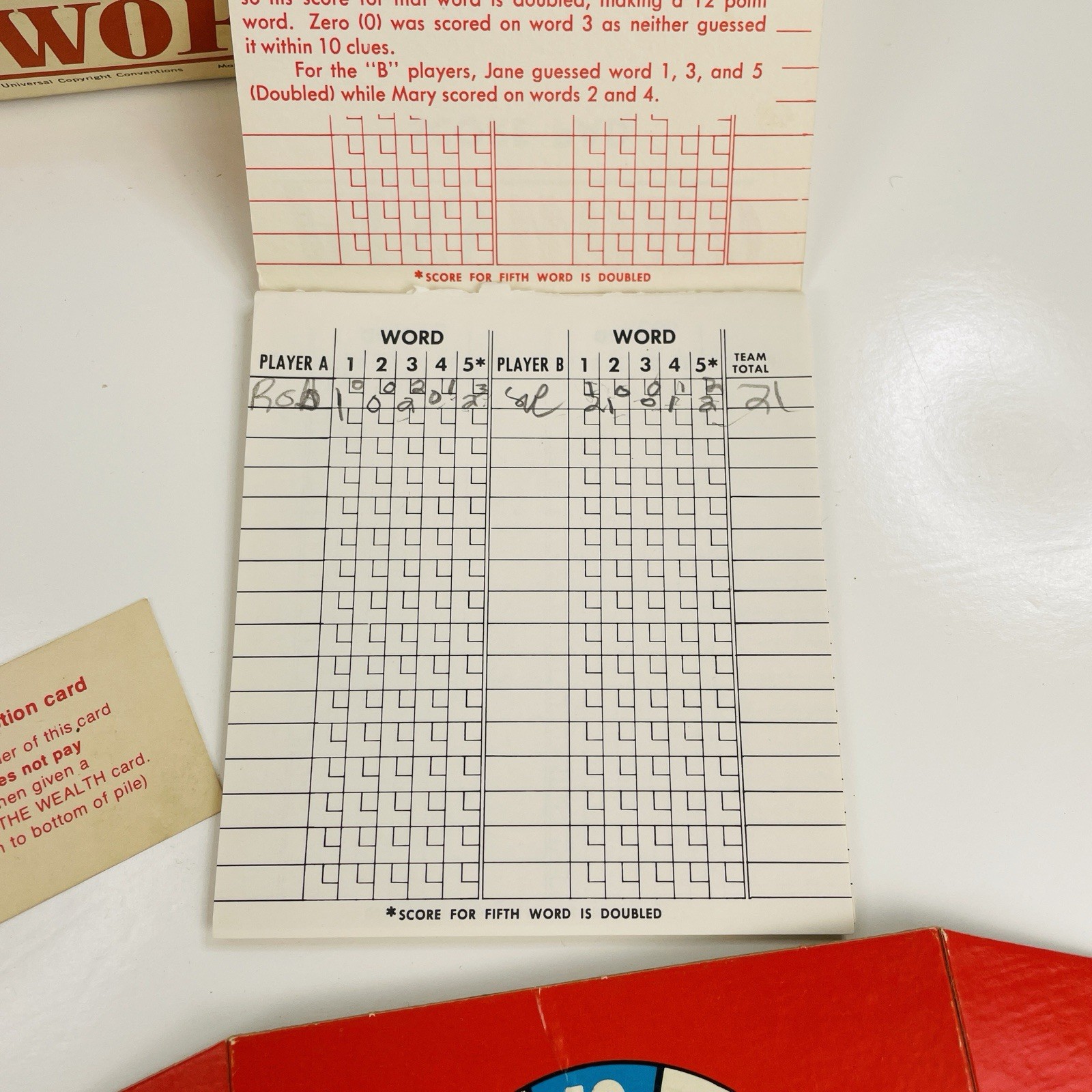 Password Eleventh Edition Board Game 1970 Vintage #4260 Milton Bradley