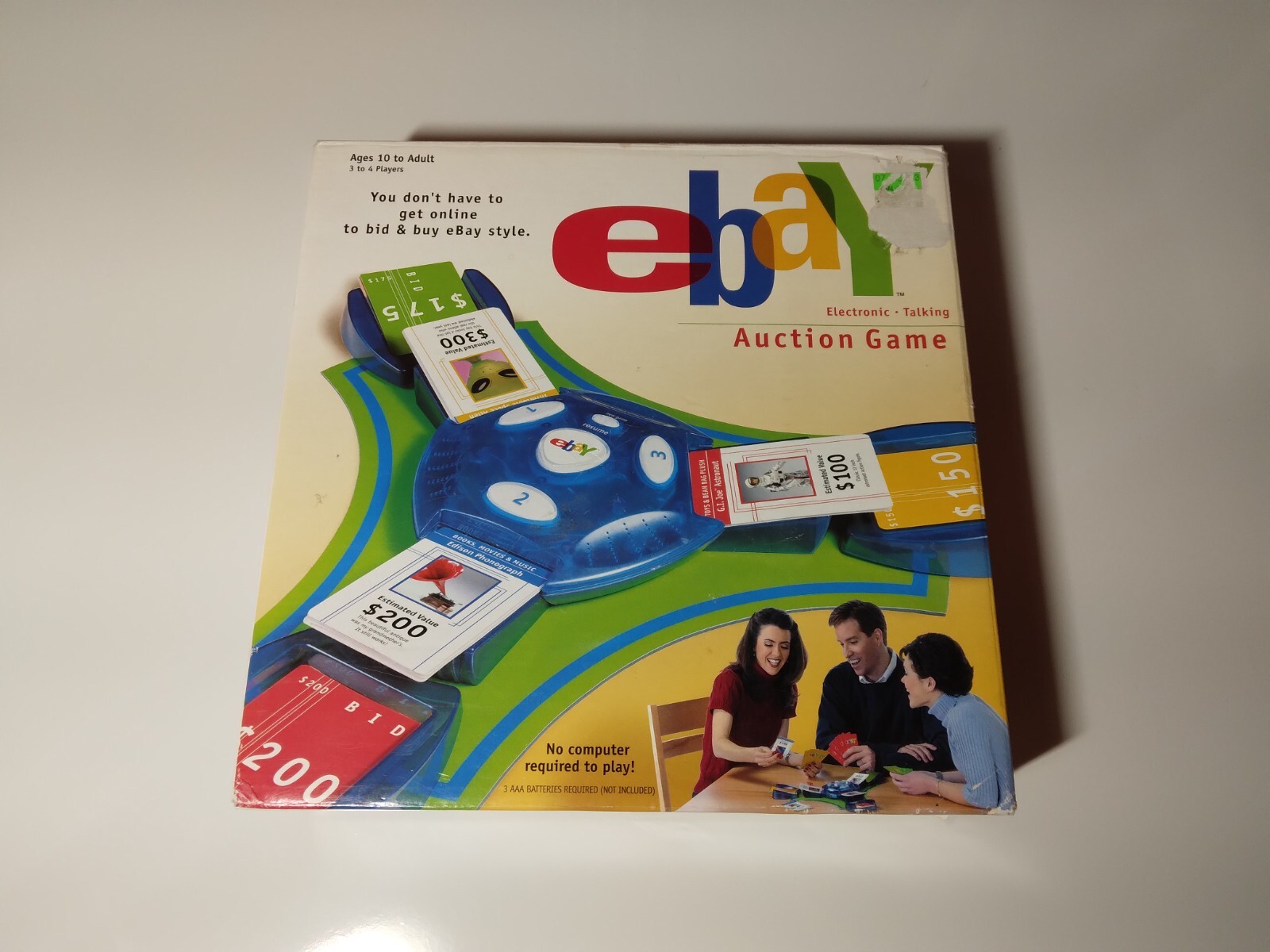 Ebay Auction Game 2001 Hasbro Electronic Talking Board Game