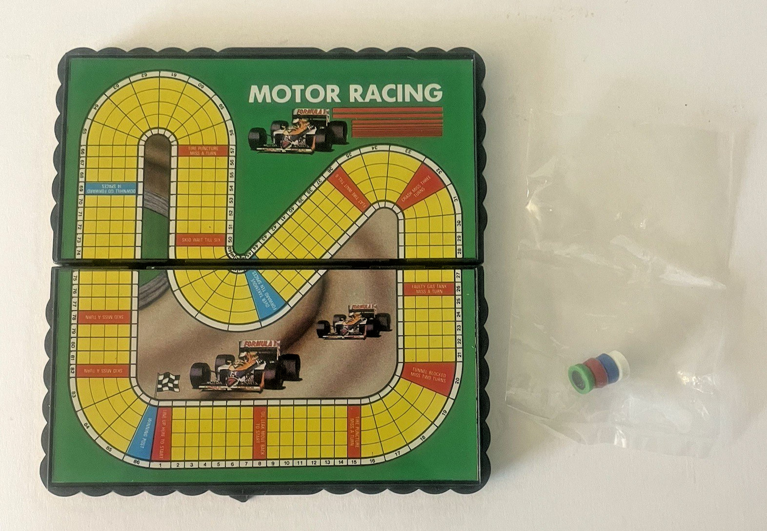 RUSS POCKET PASTIMES Magnet Travel Games 80’s Bingo Racing Space Chinese Checker