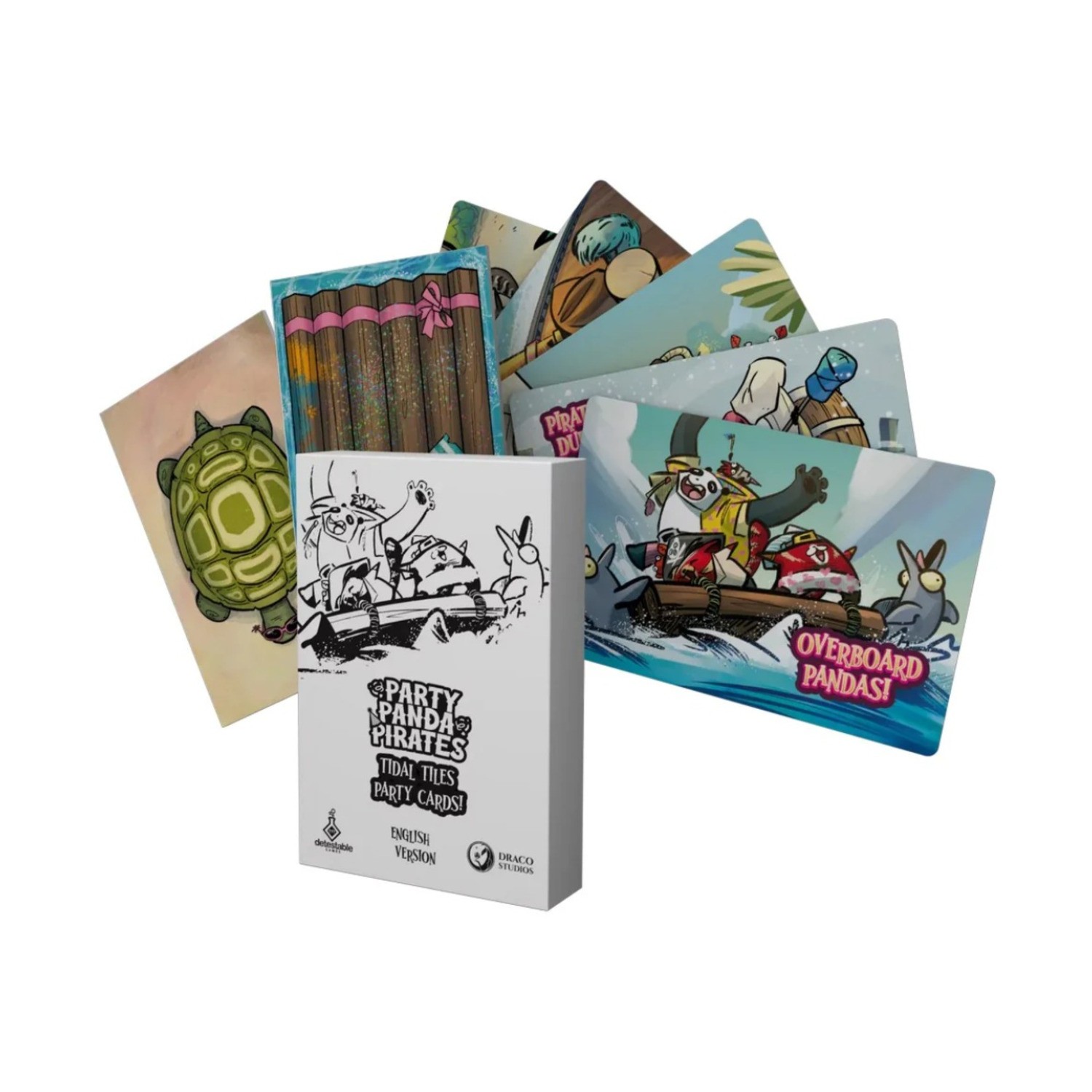 Draco Studi Board Game Party Panda Pirates – Tidal Tiles Party Ca Bag VG+/Mint