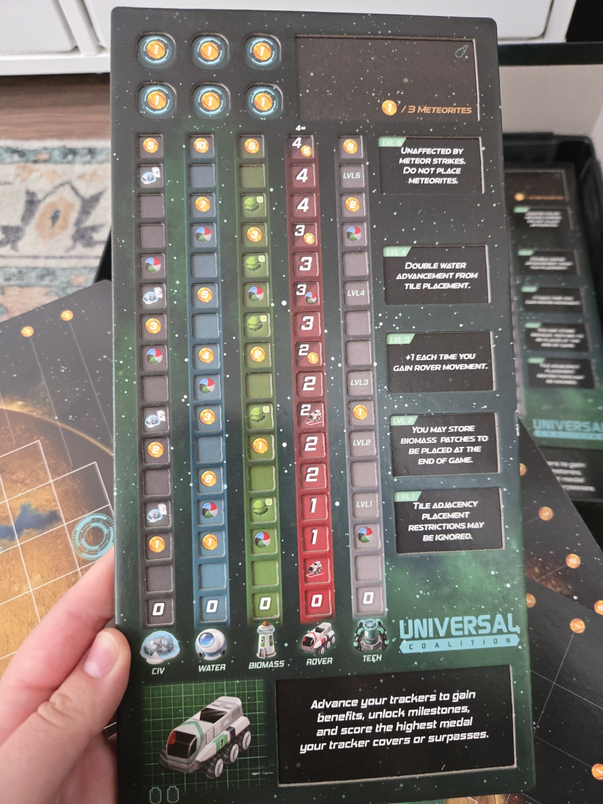 Planet Unknown Board Game With All Pieces And Untouched Cards