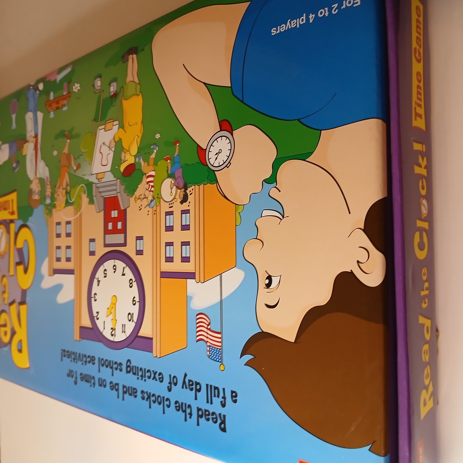 READ THE CLOCK TIME Board Game by Lakeshore Learning – 100% Complete