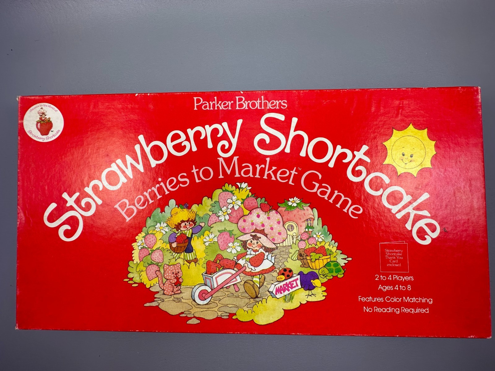 Strawberry Shortcake Berries to Market Board Game Family Fun Complete 1979 Vtg