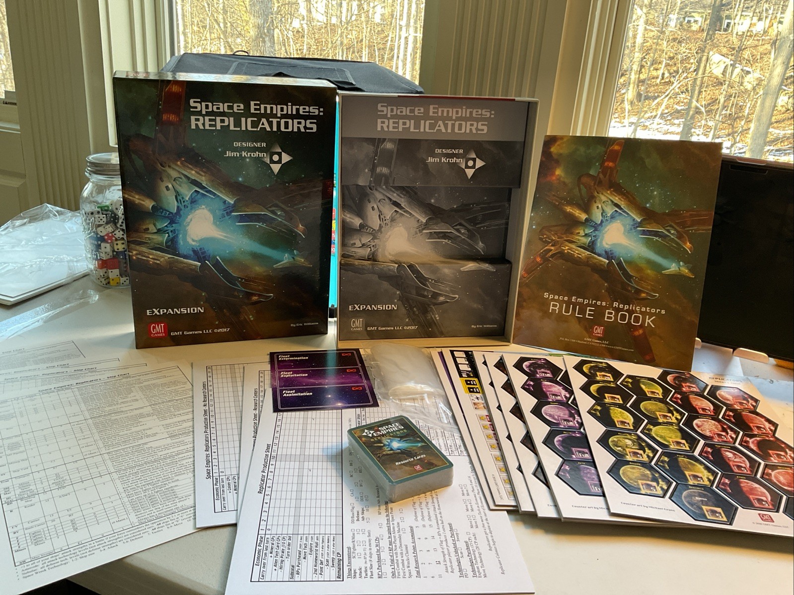 2017 – Space Empires: Replicators GMT Games GMT1717; OPENBOX – UNPUNCHED 🔥👀