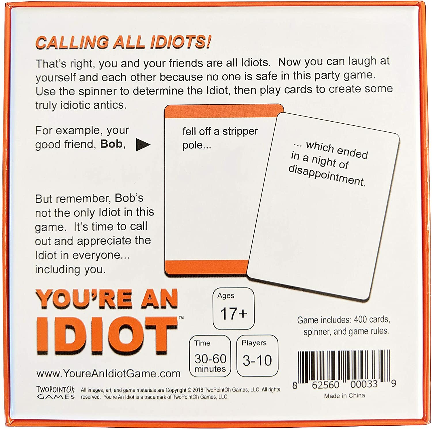 You’re An Idiot – A New Spin on the Popular Adult Party Game by TwoPointOh Games