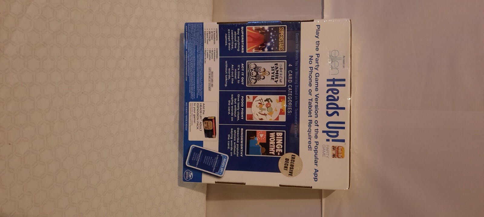 New Heads Up! Party Game 3rd Edition As Seen on the Ellen Degeneres Sealed