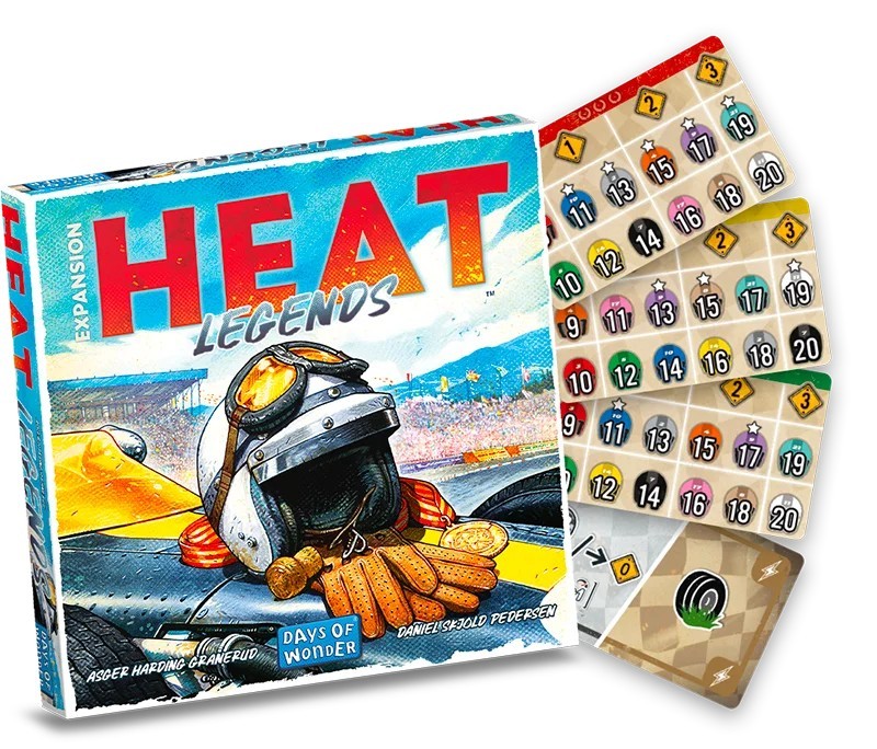 Legends Expansion Heat Car Racing Board Game Days Of Wonder Solo Family 910251