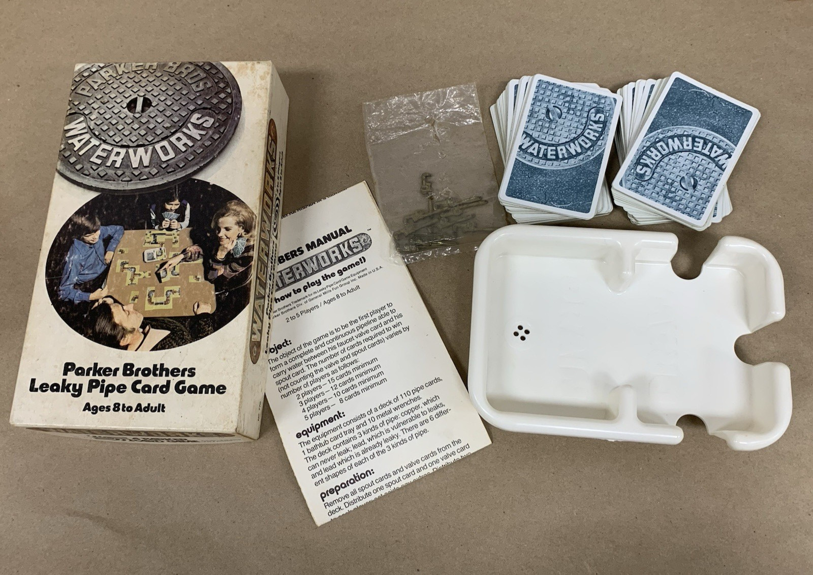 Vintage Dice & Card Game Lot Boggle Word Yahtzee WaterWorks Card Cube Liars Dice