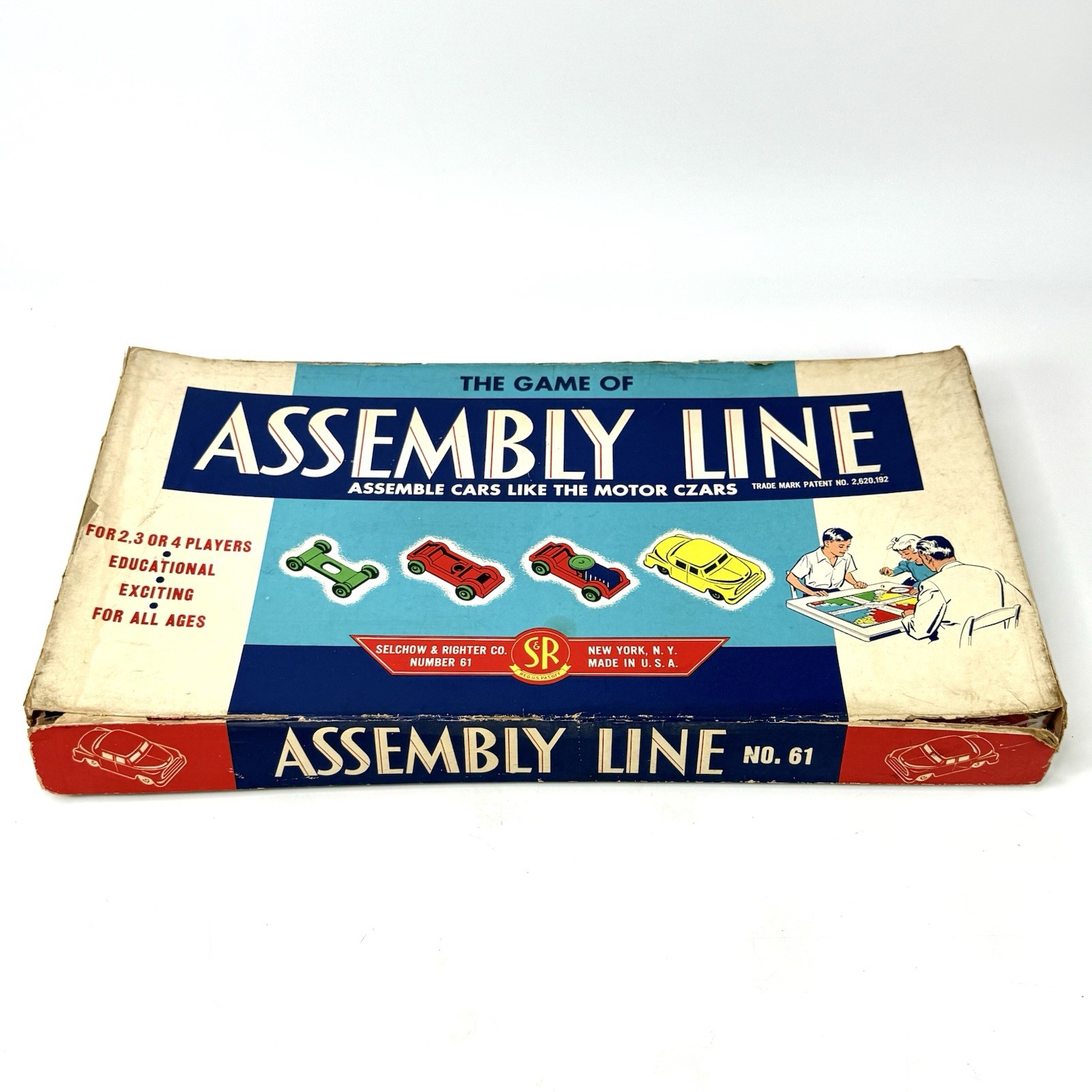 The Game of Assembly Line – Selchow & Righter Co. Board Game No. 61 USA 1953