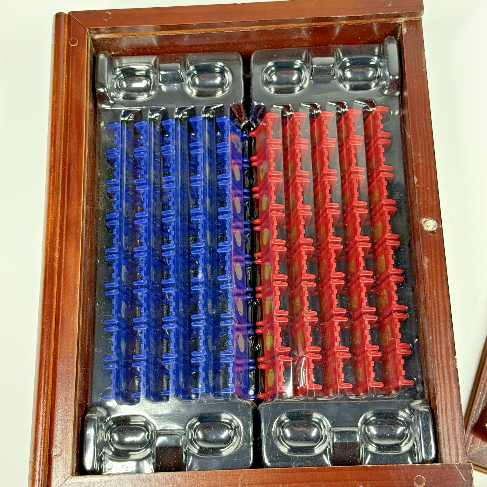 Stratego Vintage Collection Bookshelf Edition Wooden Box Complete MB 42752 VTG