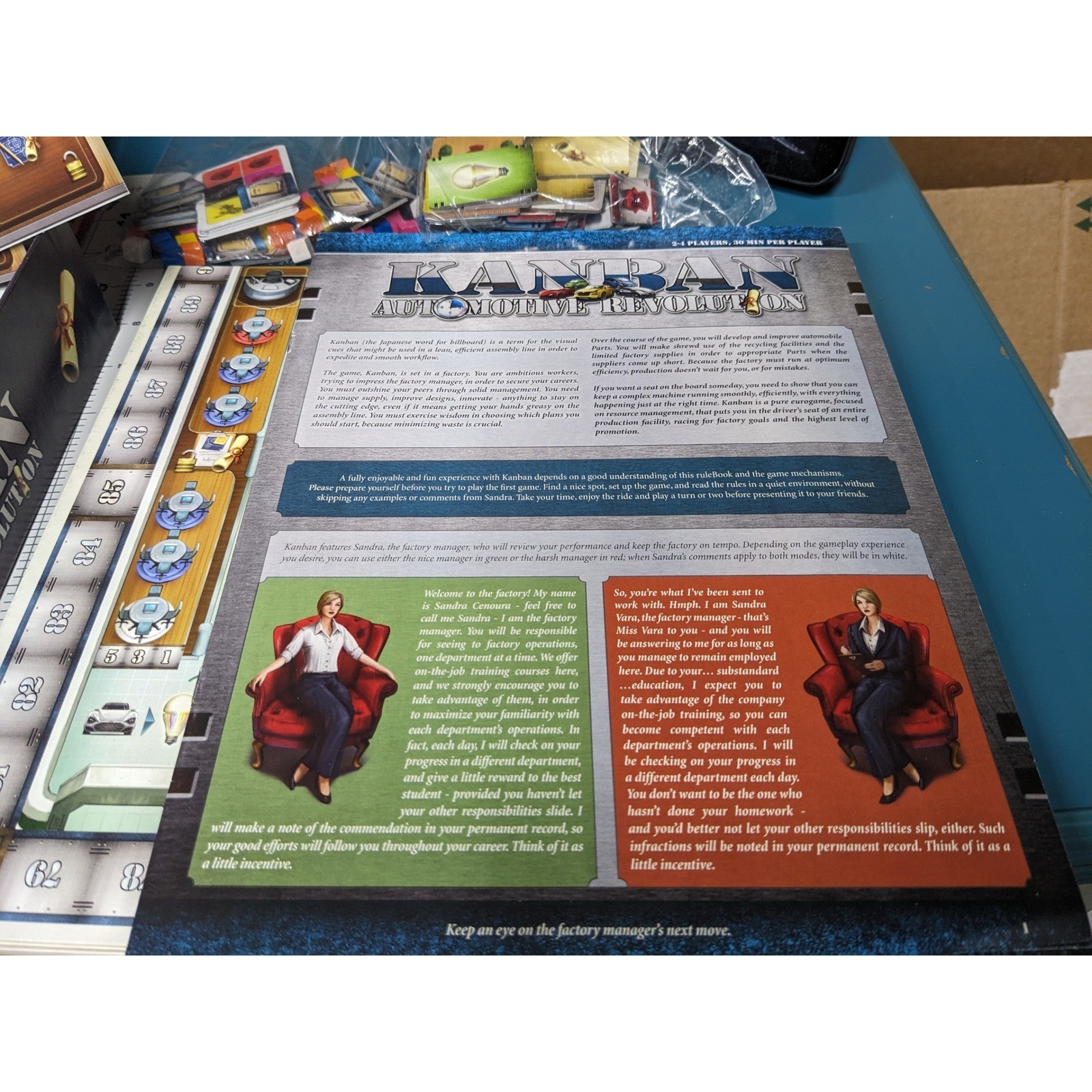 Kanban Automotive Revolution Board Game Vital Lacerda Stronghold Games SG-2010