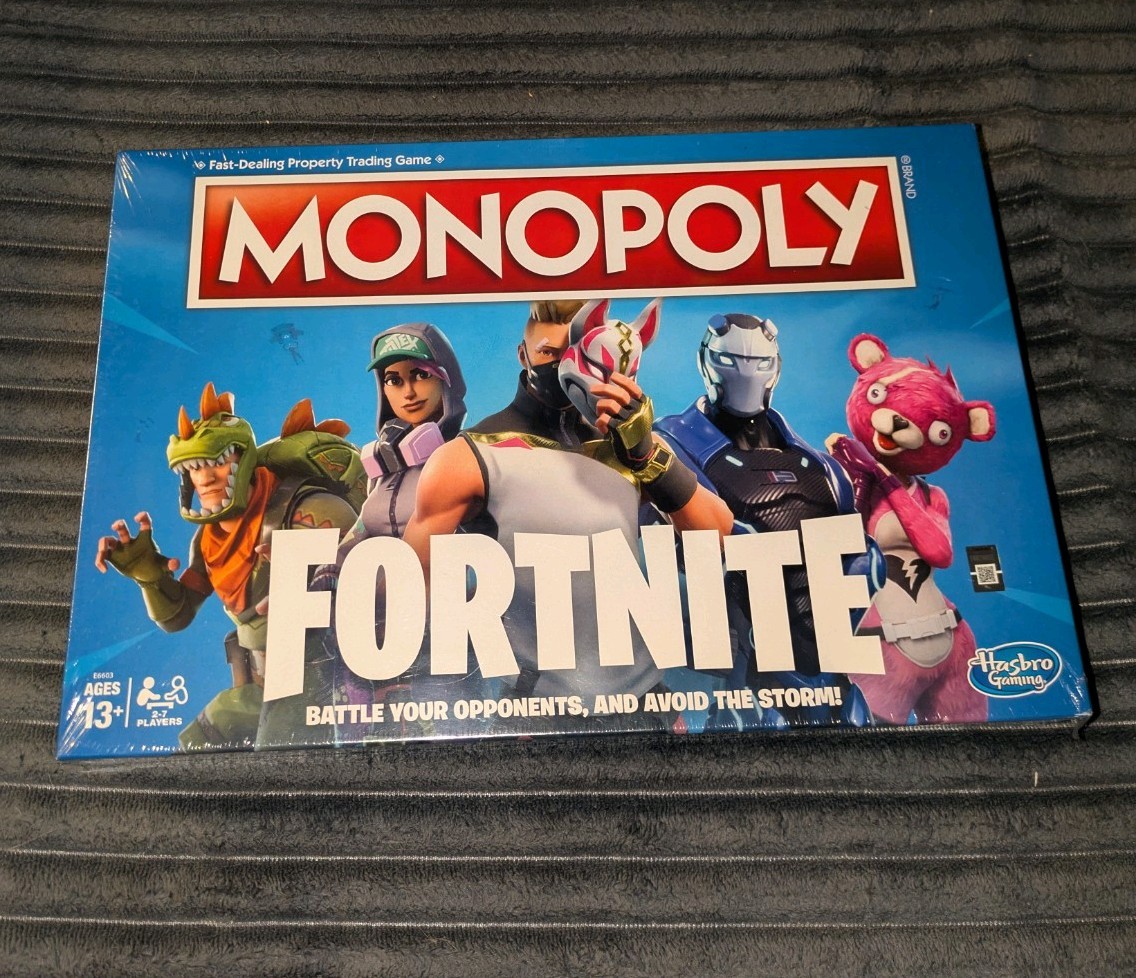 Fortnite Monopoly~Parker Brothers~Hasbro Gaming New & Sealed