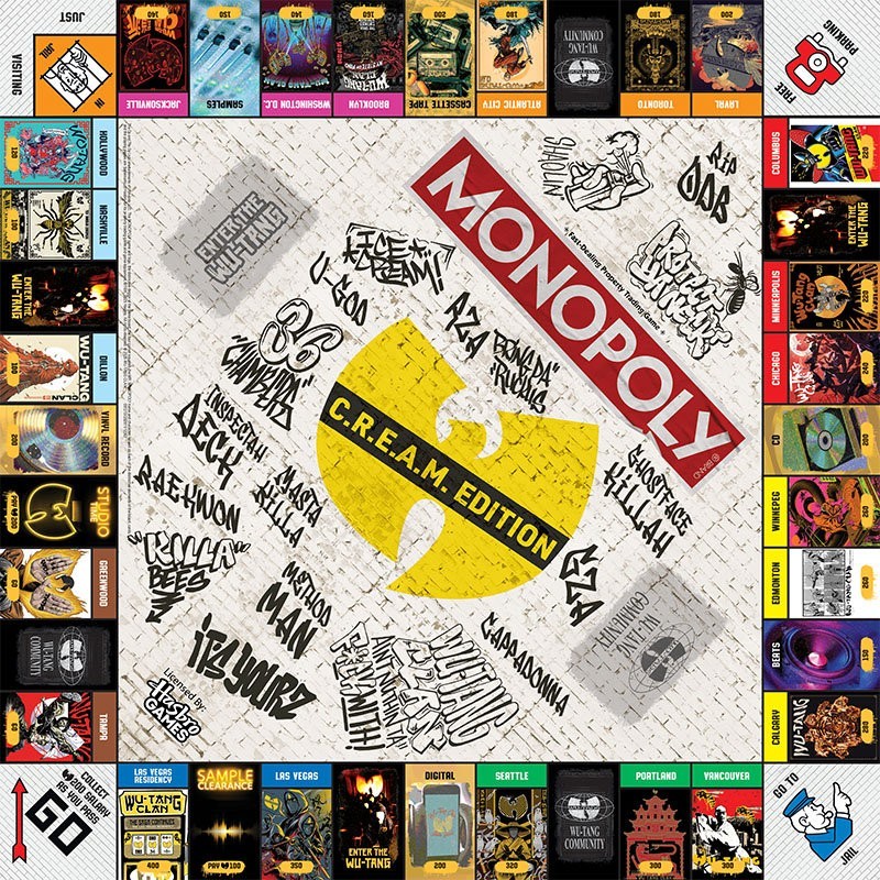Wu Tang Clan: Official MONOPOLY® Board Game | Limited Edition – Immediate SHIP