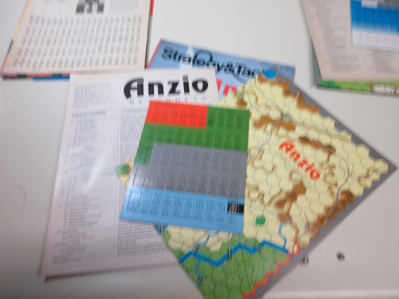 LOT 4 Strategy & Tactics/Decision Magazine War games # 131 132 133 134 UNPUNCHED