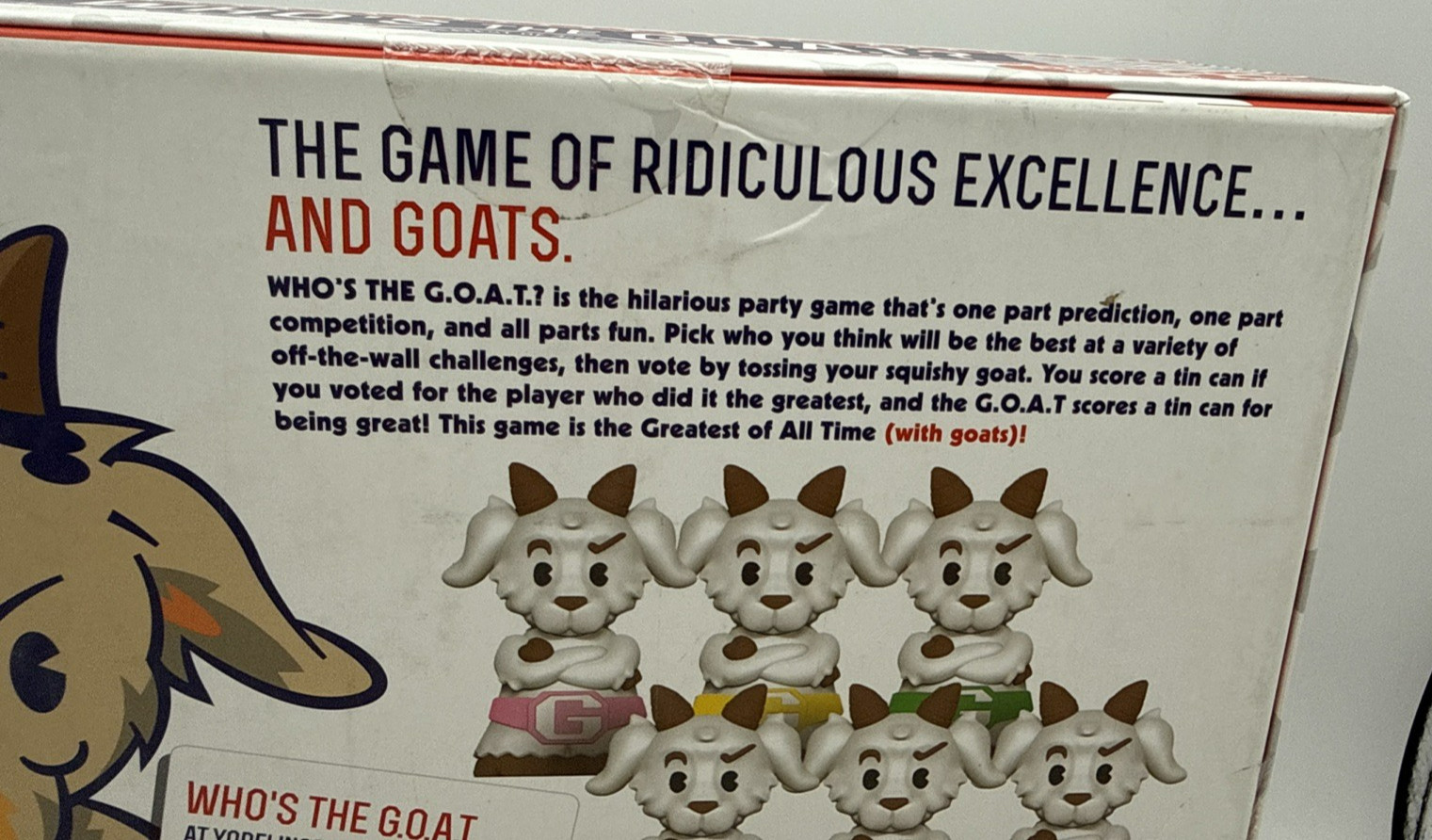 Whos the GOAT Board Party Game Greatest Of All Time 3-6 Players