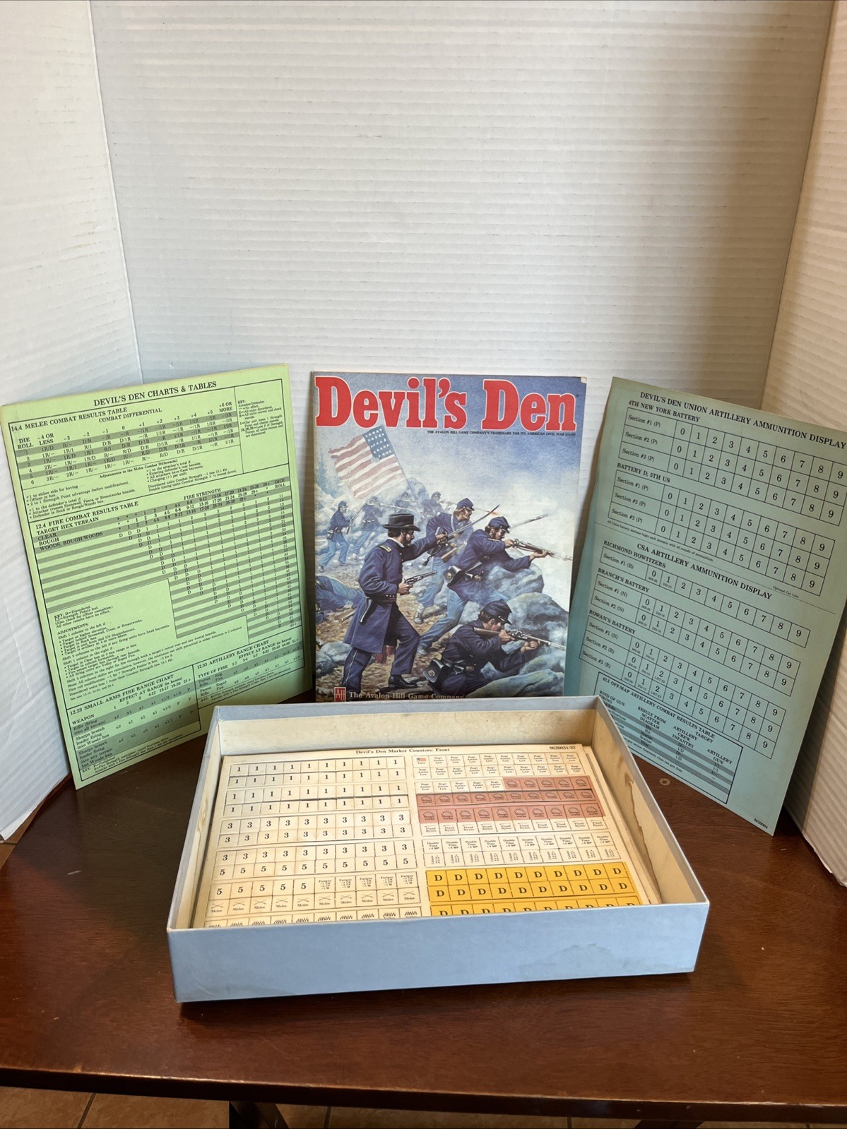 Vintage Rare Devil’s Den Board Game by The Avalon Hill Game Company. “XO”