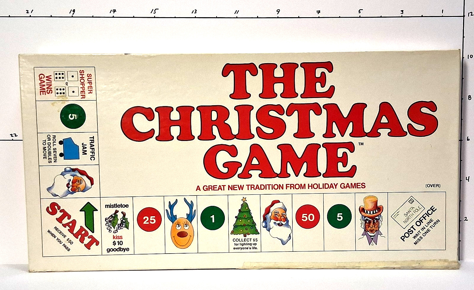Christmas Game ~ Holiday Games 1980 ~ Used ~ Missing One Easy to Replace Piece
