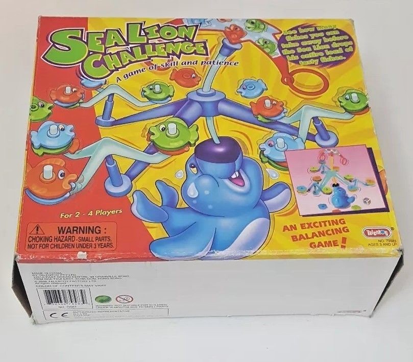 Sea Lion Challenge Balancing Game 2006 Talentoy Rare HTF