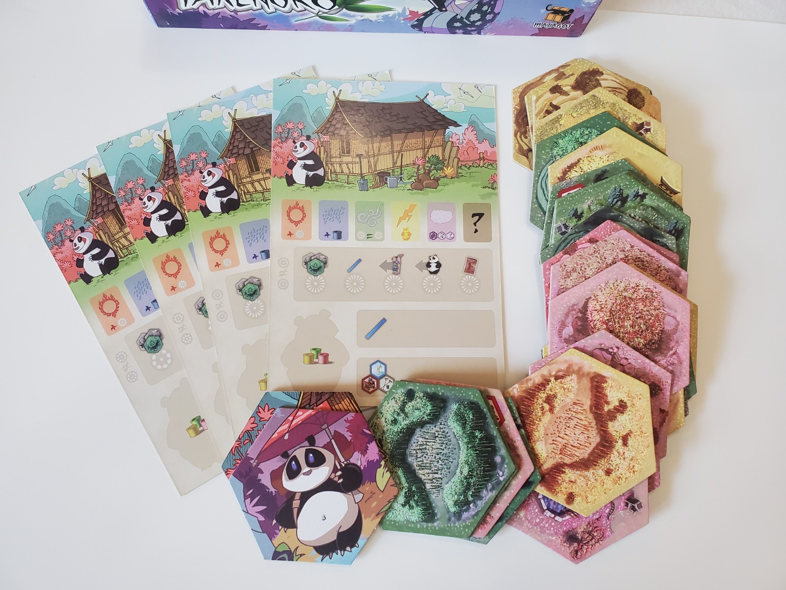 Takenoko Complete Bamboo Garden Strategy Board Game Panda Golden Geek Award