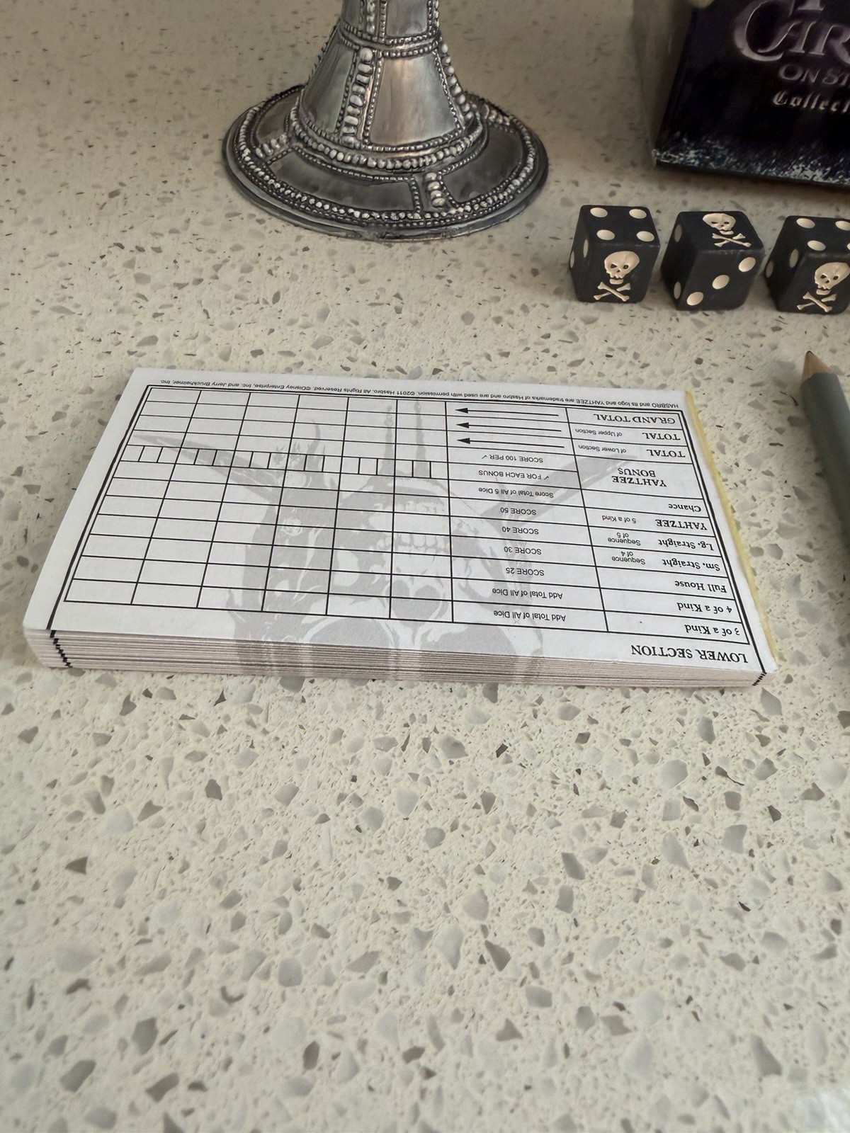 Yahtzee Pirates of the Caribbean On Stranger Tide Collector’s Edition