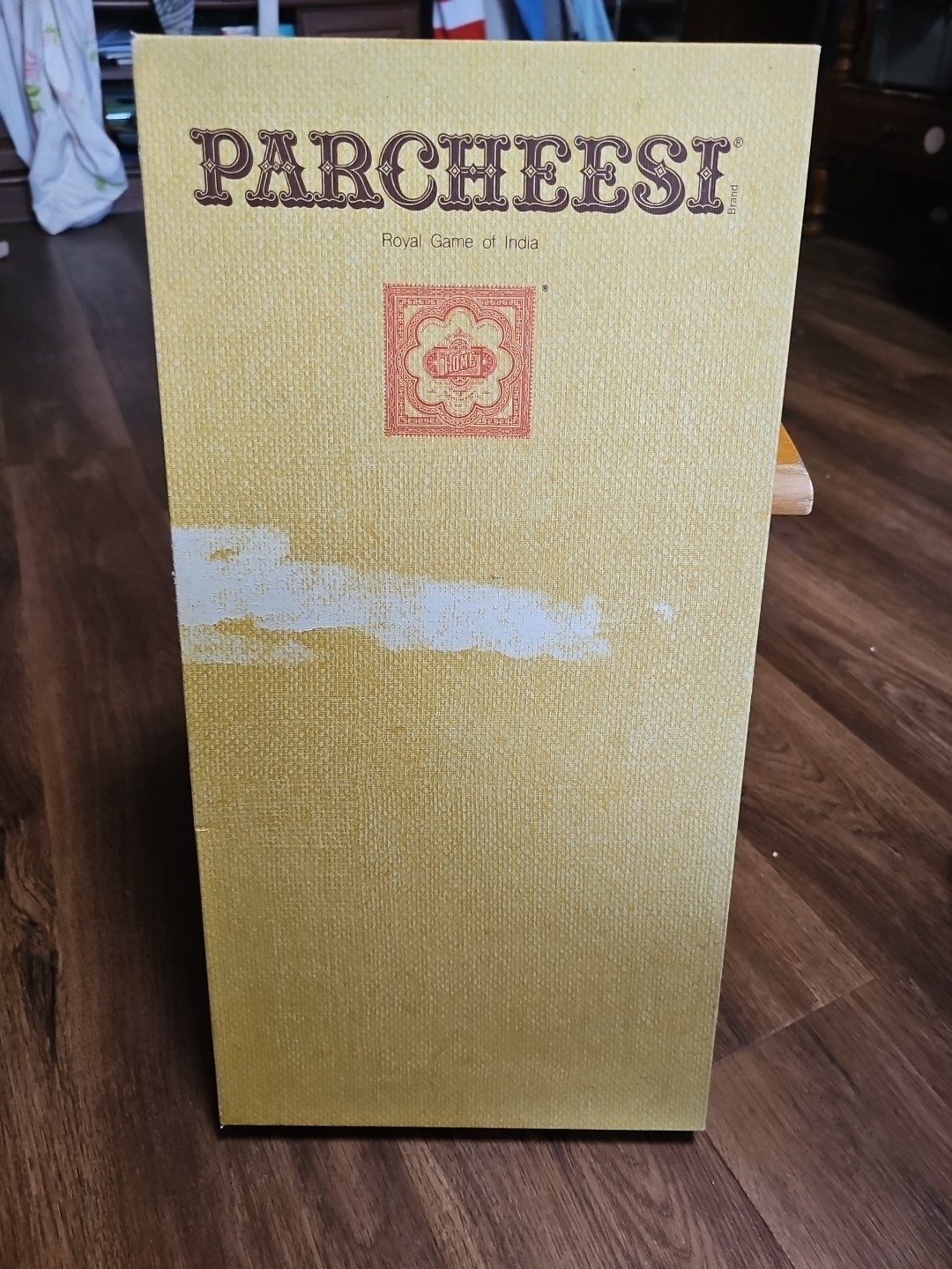 PARCHEESI DELUXE ED Milton Bradley USA Complete Family Board Game Night 1989 VTG