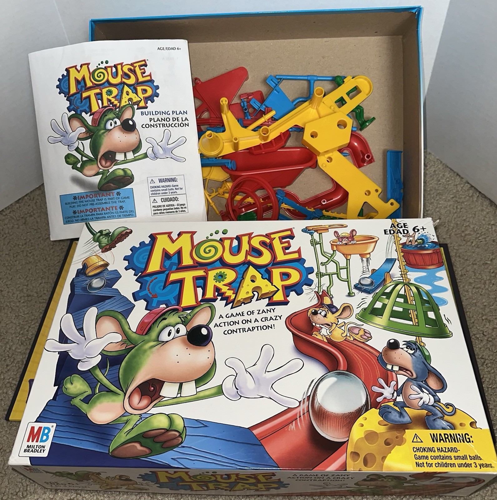 2005 Hasbro 04657 Gaming Mouse Trap Board Game Complete Set.