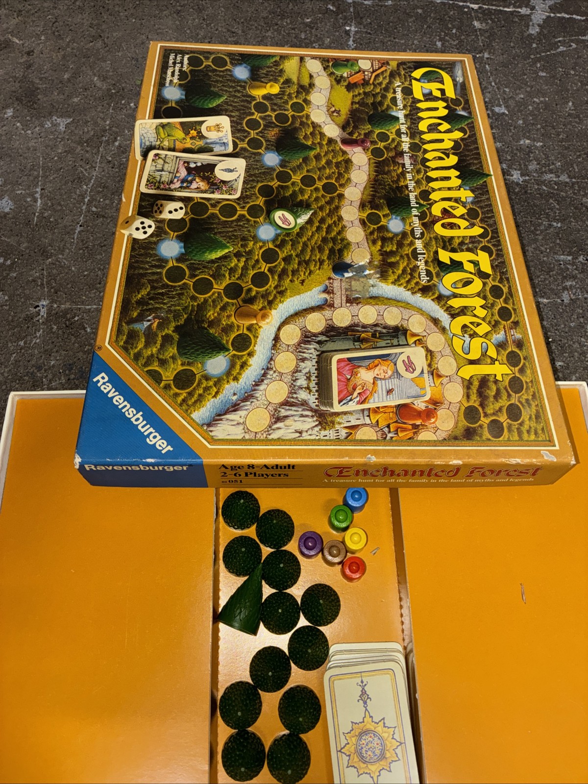 Vintage 1982 Ravensburger Enchanted Forest Board Game West Germany