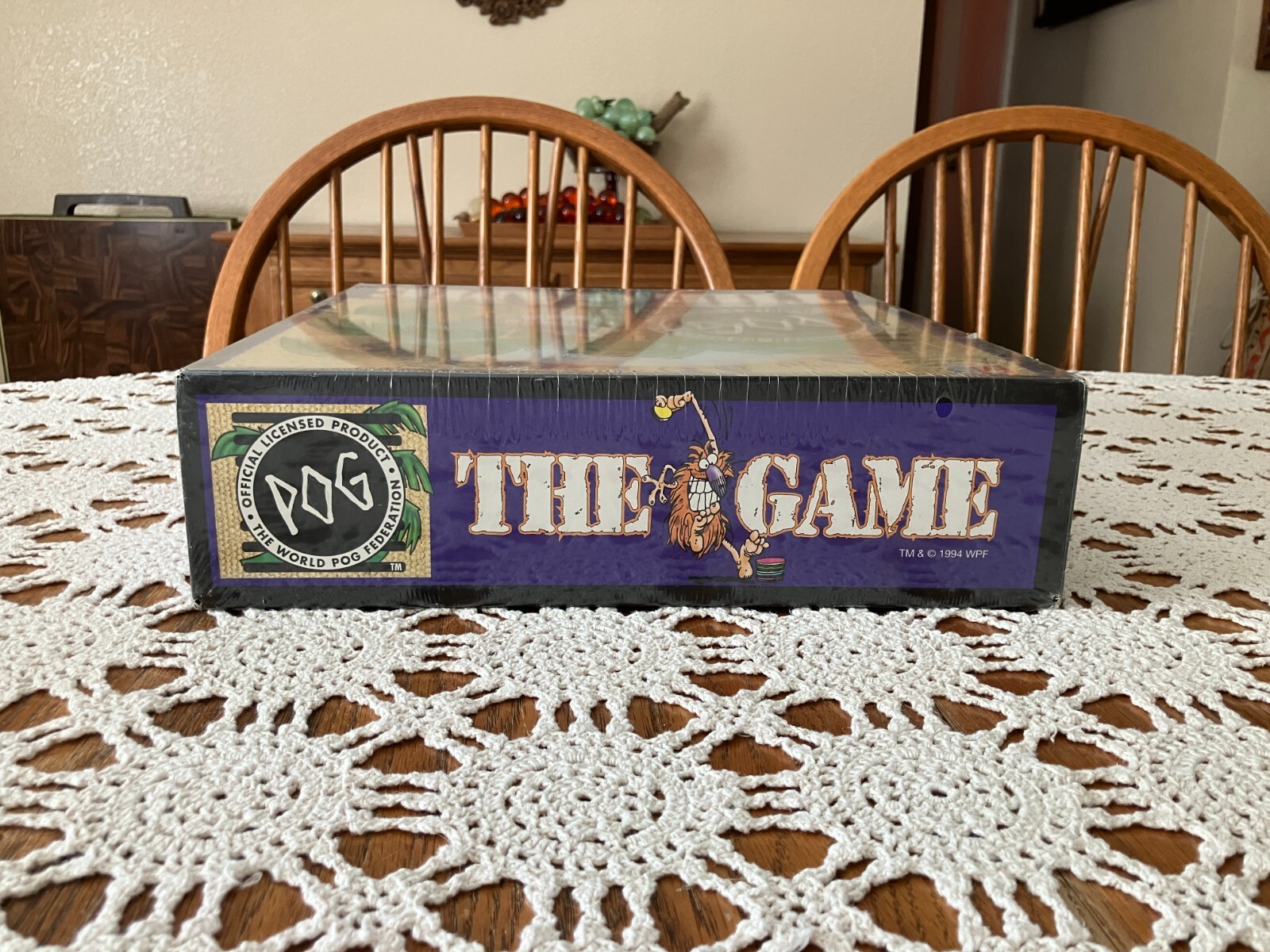 NOS Vintage 1994 MB World Pog Federation – Pog The Game 4501
