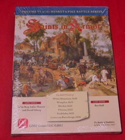 GMT 2012 – Saints in Armor – Musket & Pike Battles Vol. VI Game (SEALED)