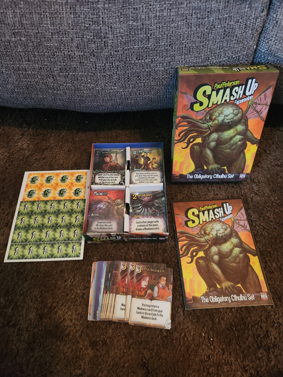 **Open Box But NEW – Smash Up The Obligatory Cthulhu Expansion Game – AEG
