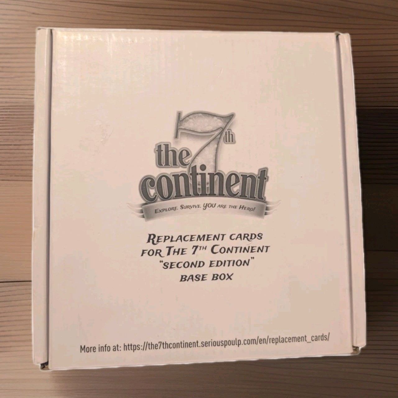 The 7th Continent Replacement Cards 2nd Ed Base Box PRINTING CORRECTED + Extras